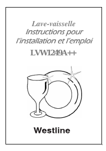 Mode d’emploi Westline LVW1249A++ Lave-vaisselle