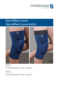 Návod Streifeneder GenuMax.Luxus-extra Bandáž na koleno