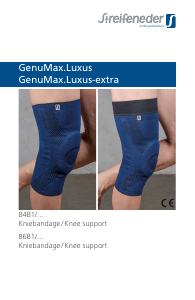 Bedienungsanleitung Streifeneder GenuMax.Luxus Kniebandage
