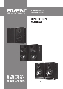 Manual Sven SPS-614 Speaker