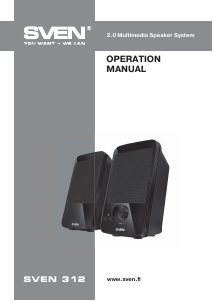 Manual Sven 312 Speaker