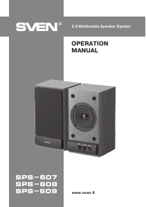 Manual Sven SPS-608 Speaker