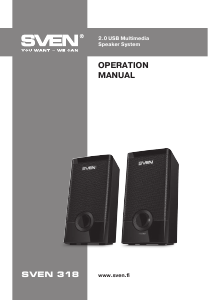 Manual Sven 318 Speaker