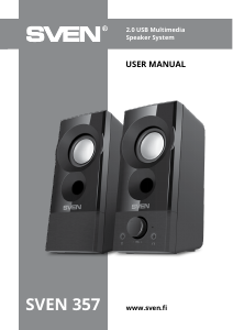 Manual Sven 357 Speaker