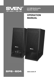 Manual Sven SPS-604 Speaker