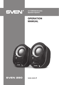 Manual Sven 290 Speaker