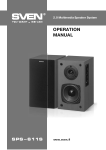 Manual Sven SPS-611S Speaker