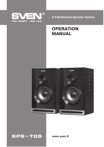 Manual Sven SPS-705 Speaker