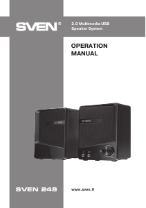 Manual Sven 248 Speaker