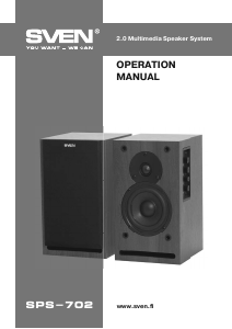 Manual Sven SPS-702 Speaker
