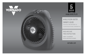 Manual Vornado AVH2 Heater