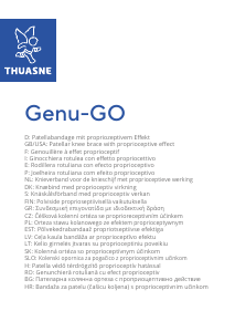 Εγχειρίδιο Thuasne Genu-GO Νάρθηκας γονάτου