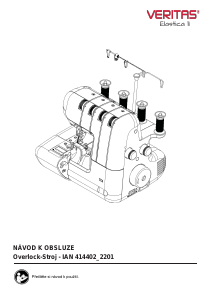 Manuál Veritas Elastica II Secí stroj