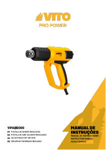 Manual Vito VIPAQR2000 Heat Gun