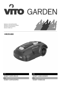 Manual de uso Vito VIRCR1000 Cortacésped