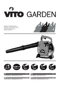 Manual de uso Vito VISA27 Soplador de hojas