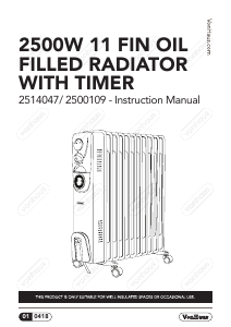 Manual VonHaus 2514047 Heater