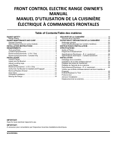 Mode d’emploi Whirlpool WEC310S0LS Cuisinière