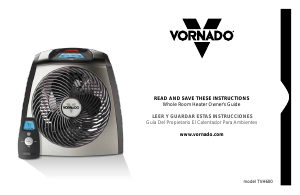 Manual Vornado TVH600 Heater