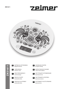 Manual Zelmer ZKS1611 Kitchen Scale