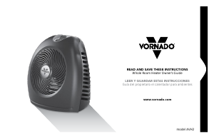 Manual Vornado VH103 Heater