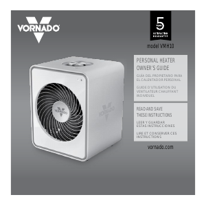 Manual Vornado VMH10 Heater