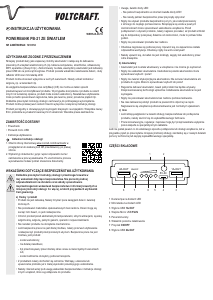 Instrukcja Voltcraft Powerbank PB-21 Przenośna ładowarka