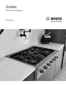 Manual de uso Bosch HEZ9GR41UC Placa