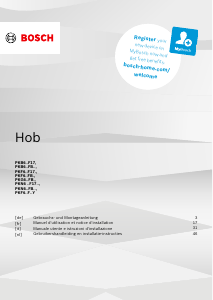 Bedienungsanleitung Bosch PKF645FB2E Kochfeld