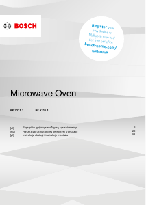 Instrukcja Bosch BFR7221B1 Kuchenka mikrofalowa