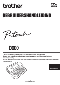 Handleiding Brother PT-D600 Labelprinter