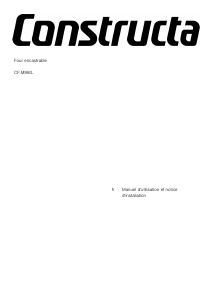 Mode d’emploi Constructa CF4M98062 Four
