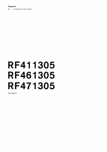 Manual Gaggenau RF411306 Congelator