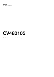 Manual de uso Gaggenau CV482105 Placa