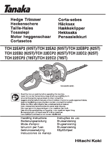 Manual Tanaka TCH 22EA2 Hedgecutter