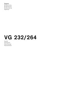 Bruksanvisning Gaggenau VG264214 Kokeplate