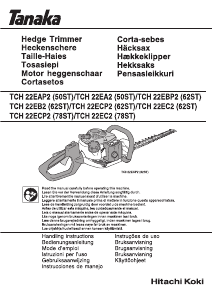 Handleiding Tanaka TCH 22EB2 Heggenschaar