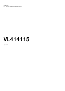 Manuál Gaggenau VL414115 Varná deska