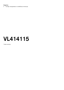 Rokasgrāmata Gaggenau VL414115 Plīts virsma