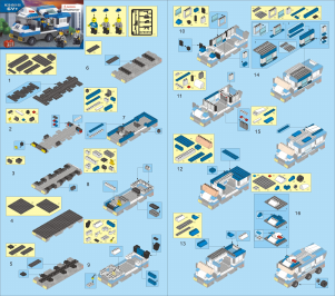 Manual Sluban set M38-B0188 Special Police SWAT command vehicle