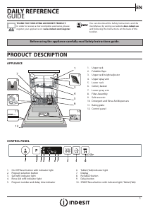 Manual Indesit D2I HD526 A Dishwasher