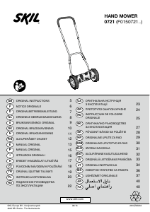 Manual de uso Skil 0721 AA Cortacésped