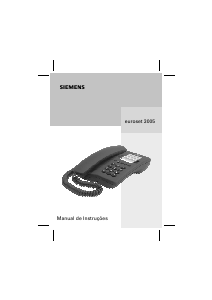 Manual Siemens Euroset 3005 Telefone