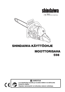 Käyttöohje Shindaiwa 598 Ketjusaha