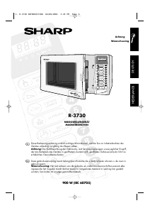 Bedienungsanleitung Sharp R-3730 Mikrowelle