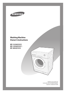 Manual Samsung WF-J1254V Washing Machine