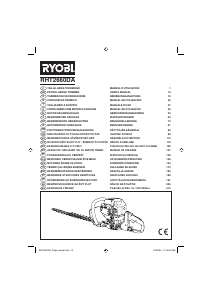 Manual Ryobi RHT2660DA Hedgecutter