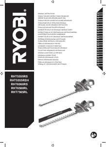 Kullanım kılavuzu Ryobi RHT5555RS Çalı makası