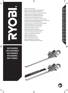 Manual de uso Ryobi RHT5555RSH Tijeras cortasetos