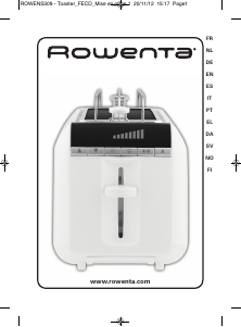 Εγχειρίδιο Rowenta TL681130 FECD Φρυγανιέρα